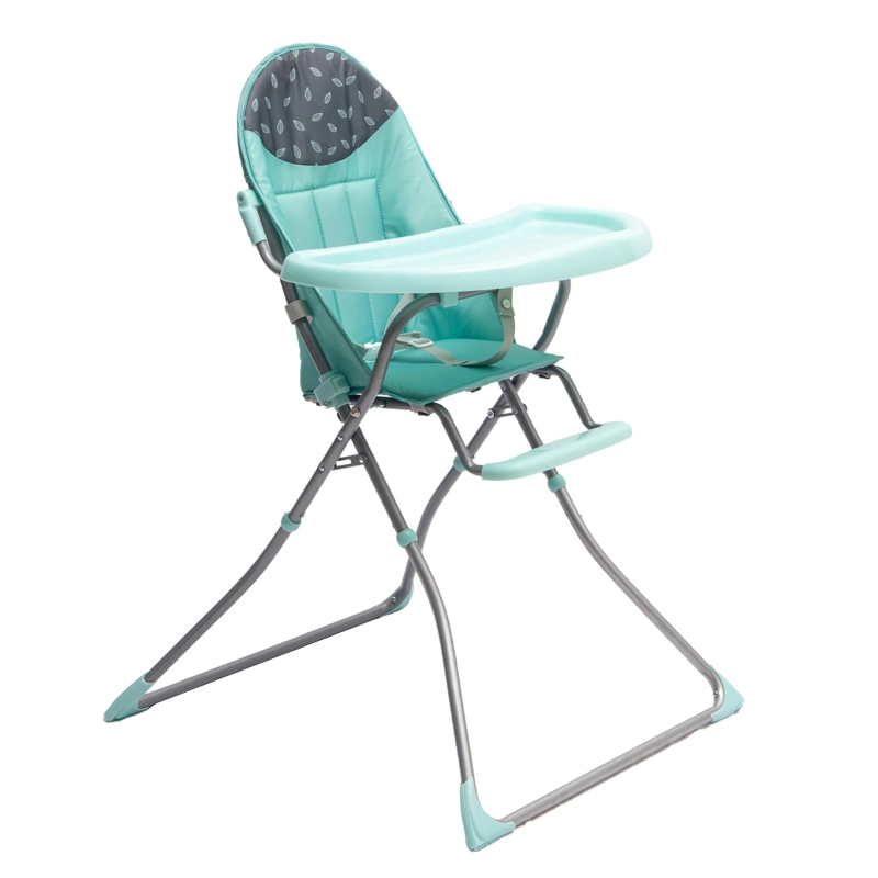 2023green Pink New Children Modern Metal Dining Chairs Kids Adjustable Plastic Baby Chair Highchair Furniture