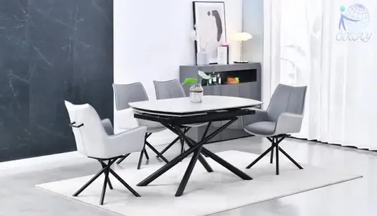 Luxury Modern Hotel Swivel Arm Upholstered Armchair Accent Chair Living Room Furniture